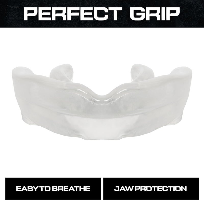 BFS IMPEX Mouth Guard Sports for Adults Best for Teeth,MMA Mouth Guard with Case for Boxing,Karate,Rugby,Football MouthGuard (Crystal) - Image 4